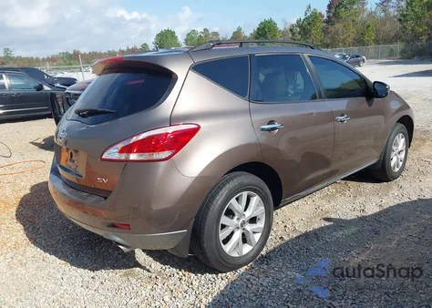 2012 Nissan Murano Sv z USA, uszkodzony, nr VIN JN8AZ1MU6CW105970